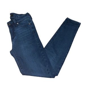 Liver pool dark wash skinny jeans